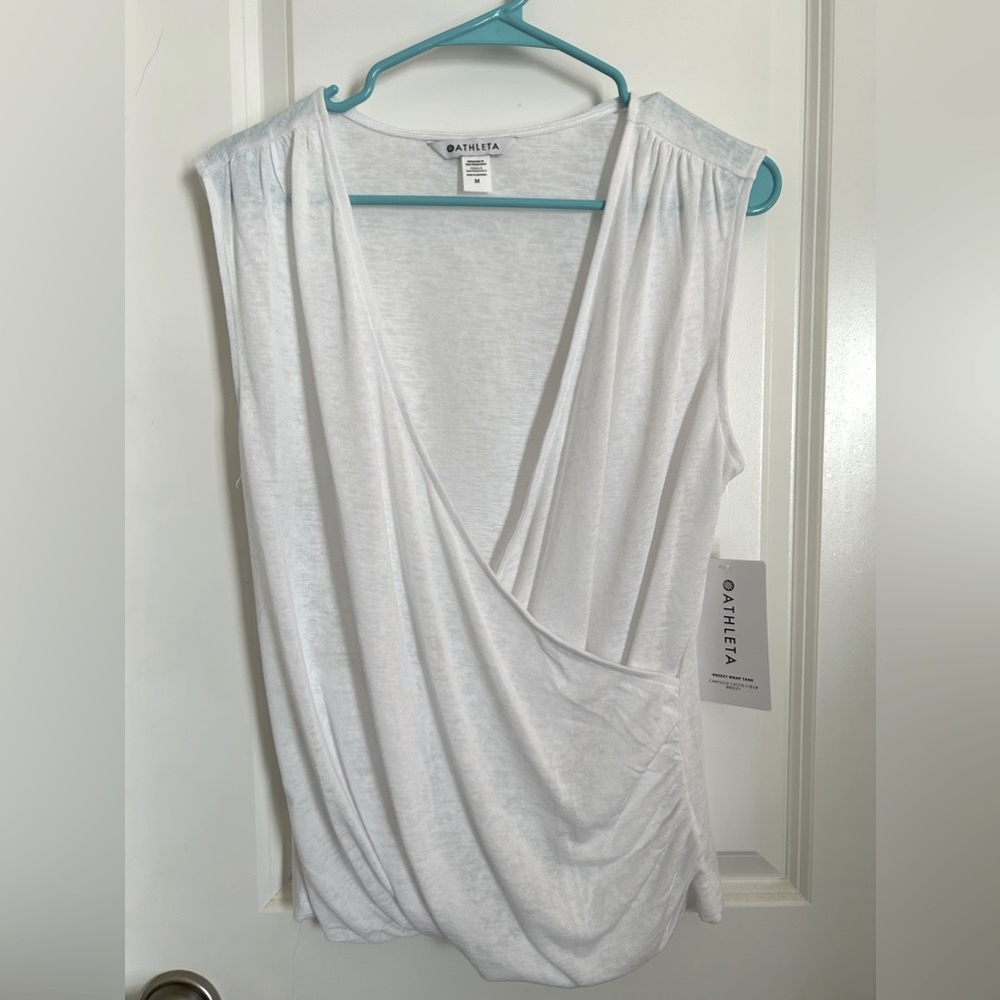 Athleta Breezy Wrap Tank Size M